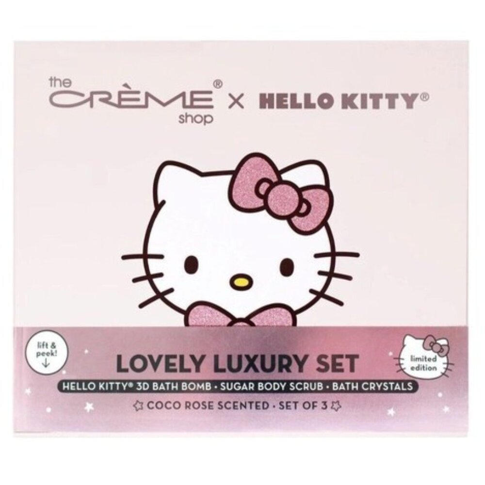The Crème Shop x Hello Kitty Lovely Luxury 3 Piece Set - New in Box